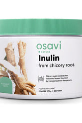 Osavi Inulin powder from chicory root, 270g food supplement supporting digestion and weight loss.